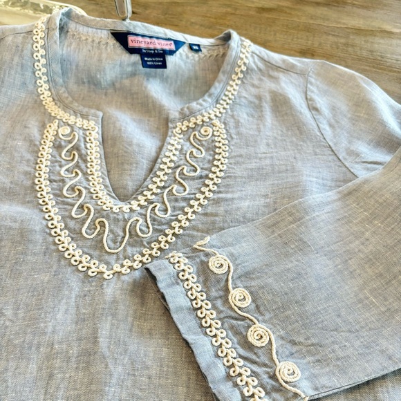 Vineyard Vines Linen Tunic - Picture 3 of 4
